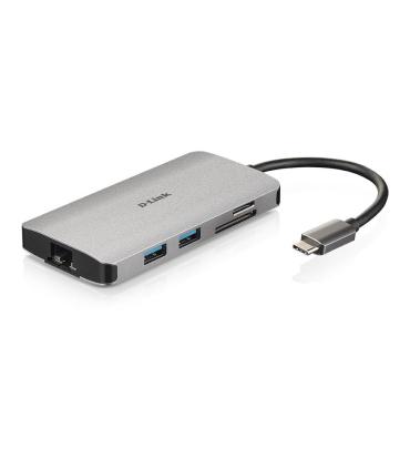 D-Link DUB-M810 Hub USB-C 8 En 1 HDMI Eth CardRead