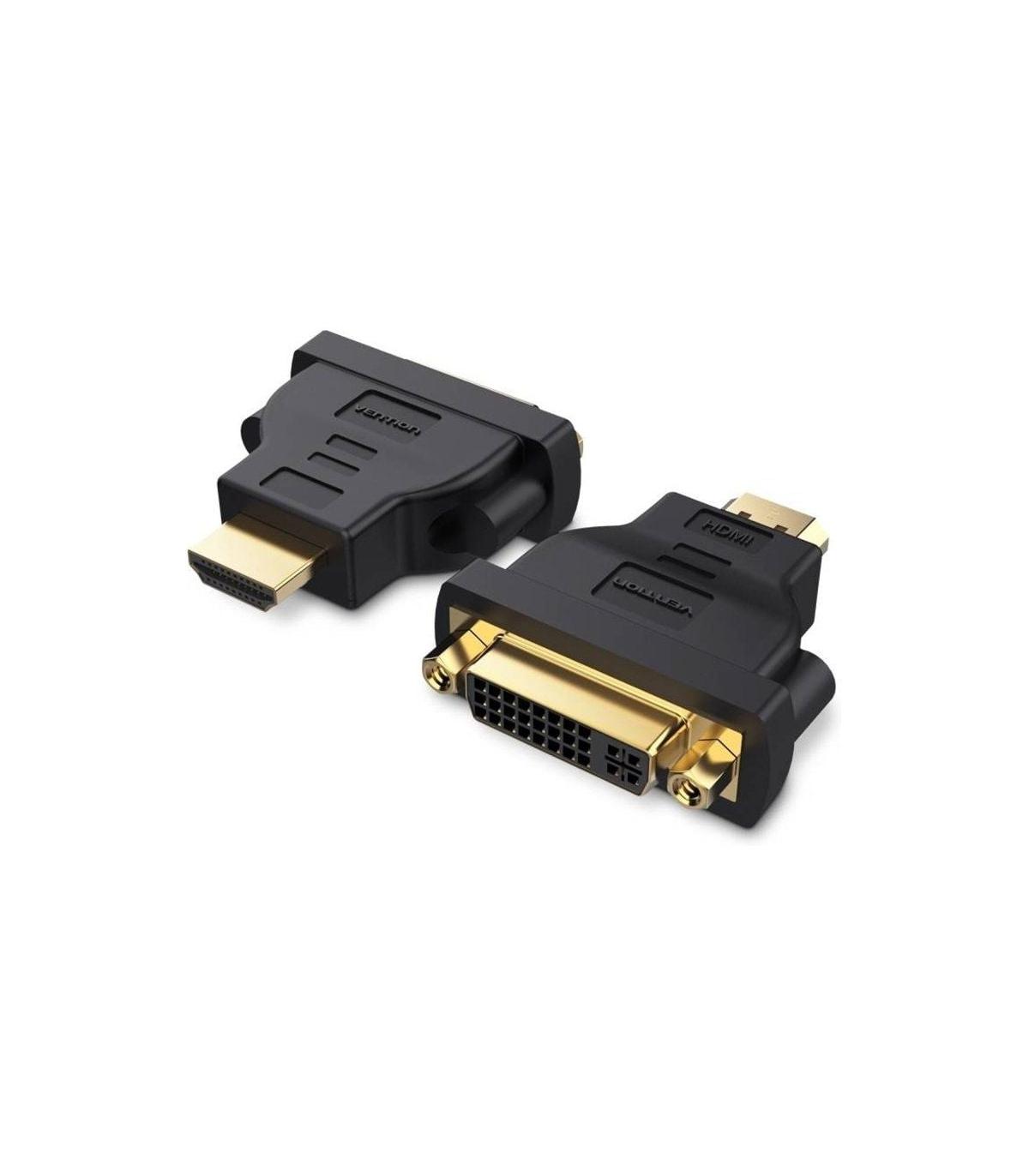 Adaptador HDMI Vention ECCB0/ HDMI Macho - DVI (24+5)  Hembra