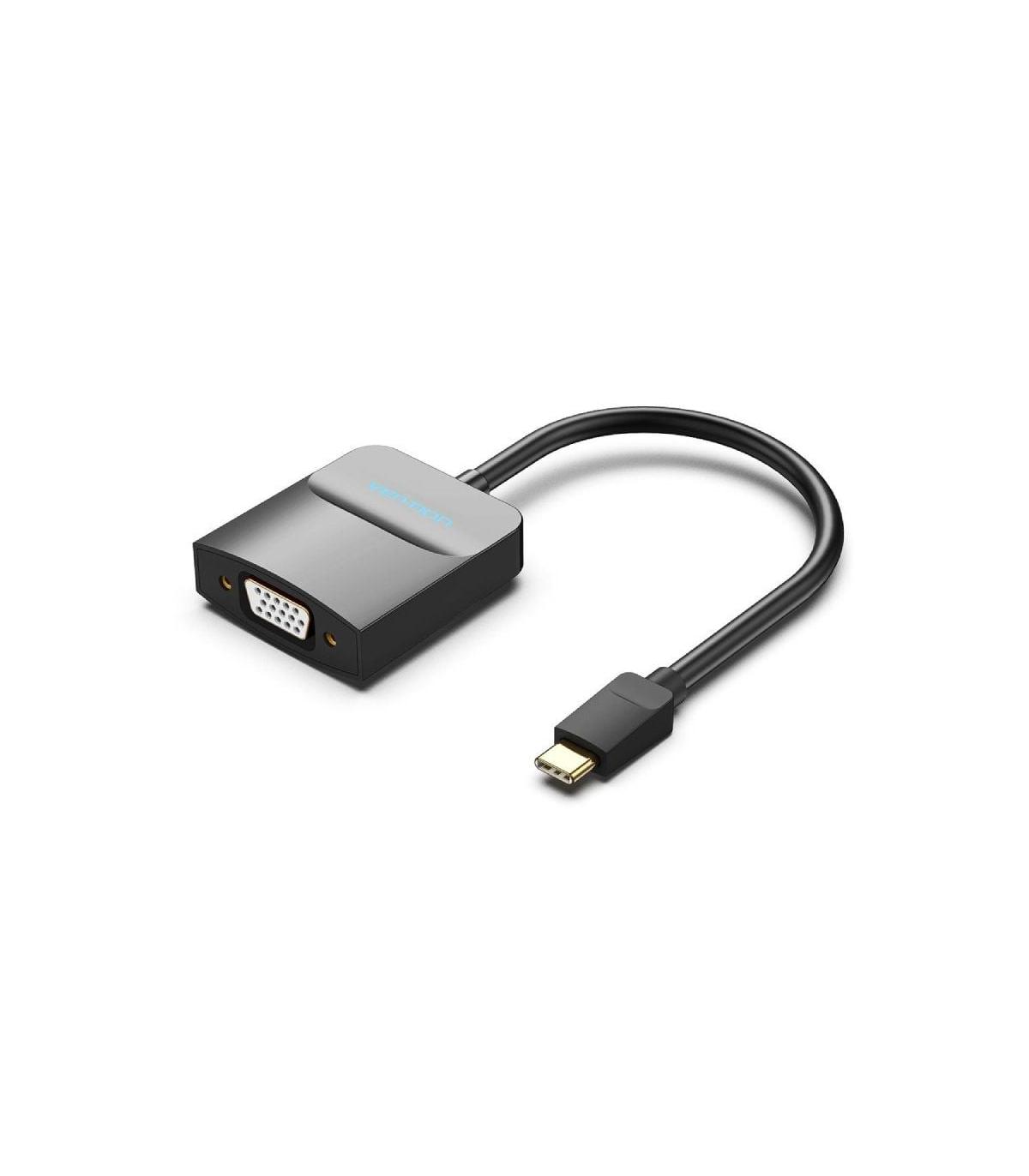 Adaptador USB Tipo-C Vention TDDBB/ USB Tipo-C Macho - VGA Hembra
