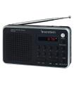 Radio Porttil Sunstech RPD32SL/ Con Batera/ Negra Y Plateada