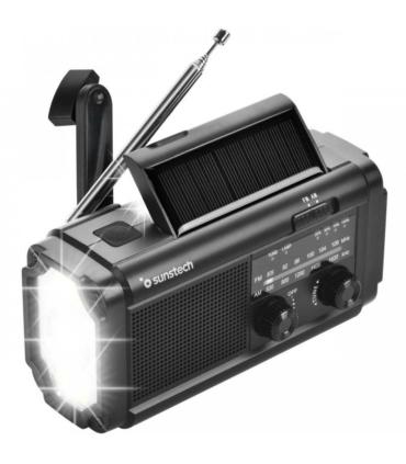 Radio Porttil Sunstech RPE25/ Negra