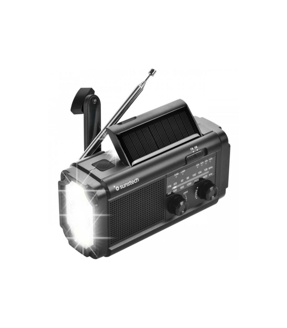 Radio Porttil Sunstech RPE25/ Negra