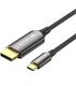 Cable Conversor DisplayPortI 8K Vention CRFBF/ USB Tipo-C Macho - DisplayPort Macho/ 1m/ Negro
