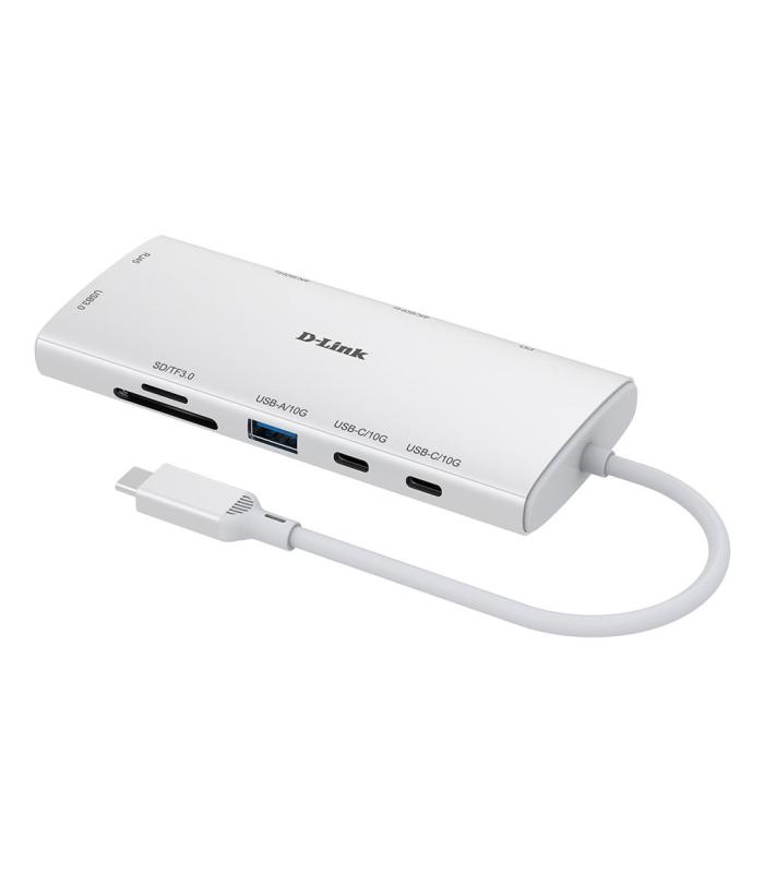 D-Link DUP-A01 Hub USB-C 10 En 1 2xHDMI