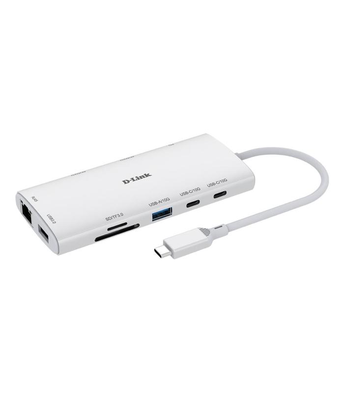 D-Link DUP-A01 Hub USB-C 10 En 1 2xHDMI