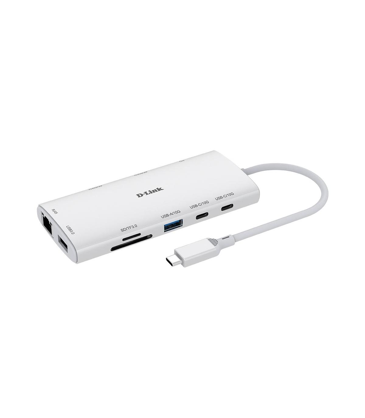 D-Link DUP-A01 Hub USB-C 10 En 1 2xHDMI