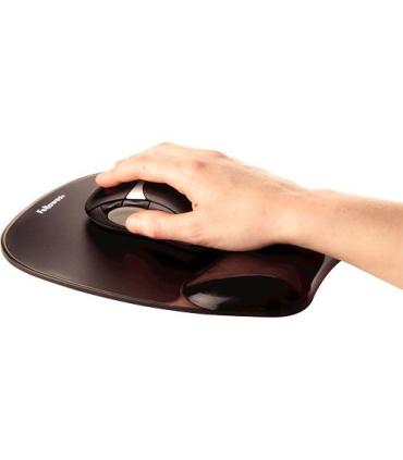 ALFOMBRILLA CON REPOSAMUECAS RATON GEL NEGRO FELLOWES 9112101