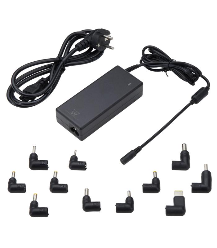 EWENT CARGADOR AUTOMATICO UNIVERSAL NOTEBOOK 90W CON 11 PUNTAS