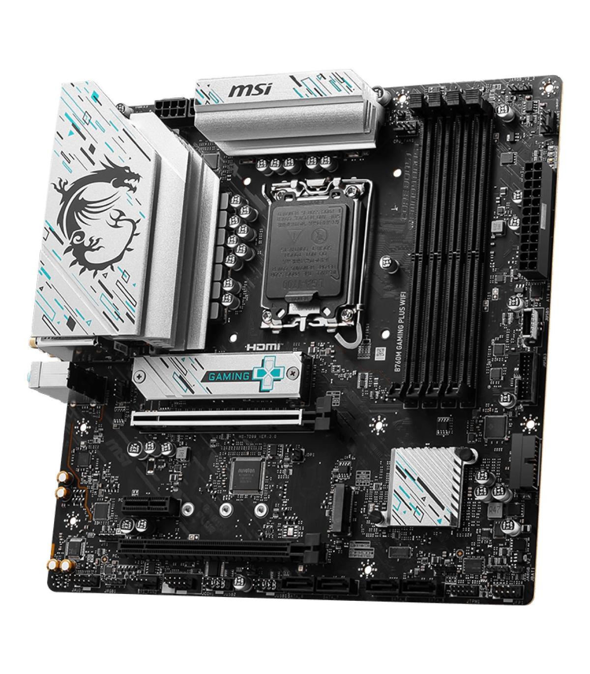 MSI Placa Base B760M Gaming Plus Wifi DDR5 LGA1700