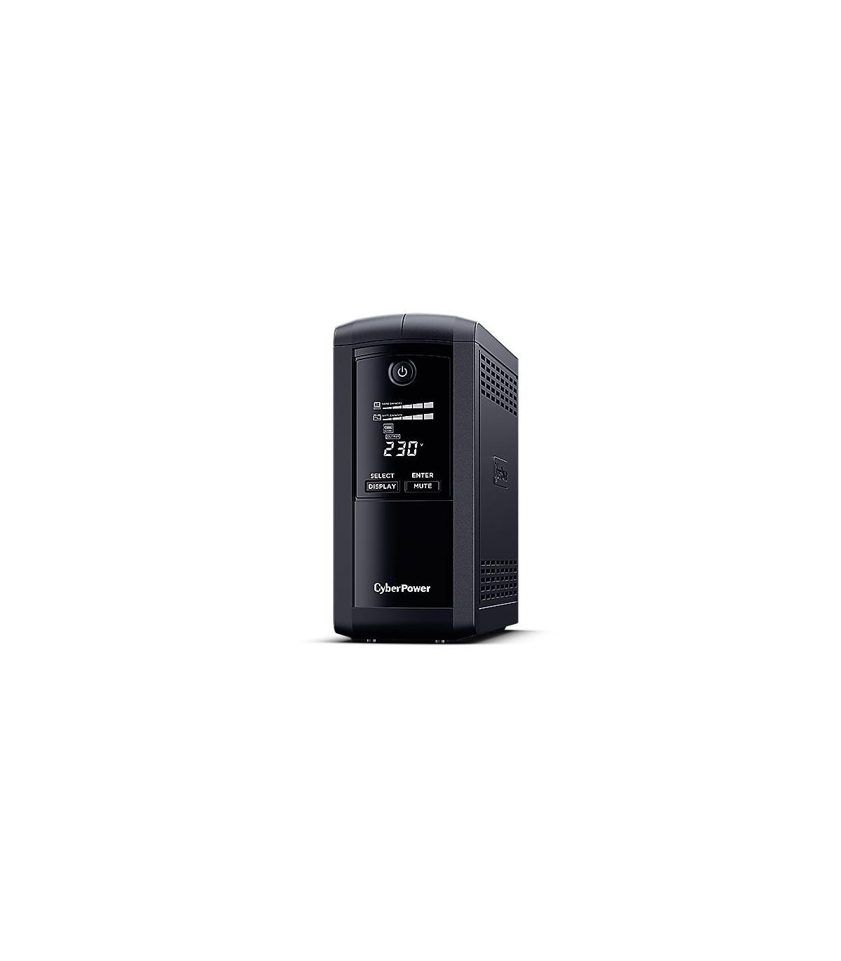 SAI Lnea Interactiva Cyberpower VP700ELCD  700VA-390W  4 Salidas  Formato Torre