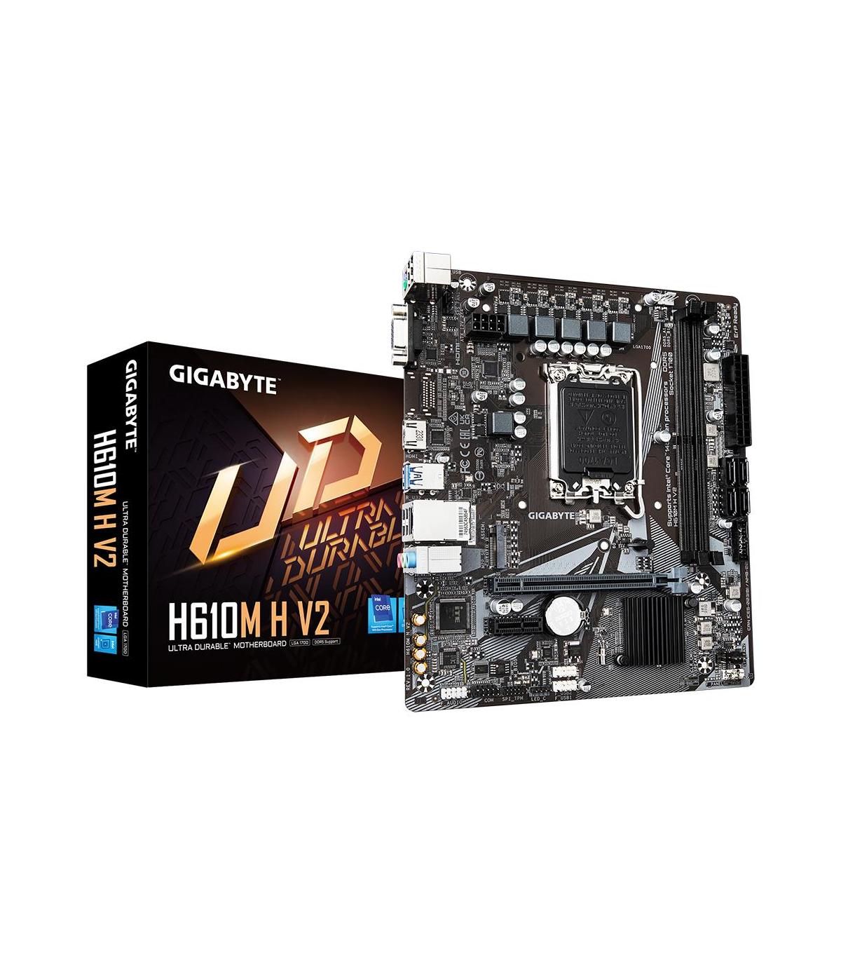 PLACA BASE GIGABYTE H610M H V2 1700 MATX 2XDDR4