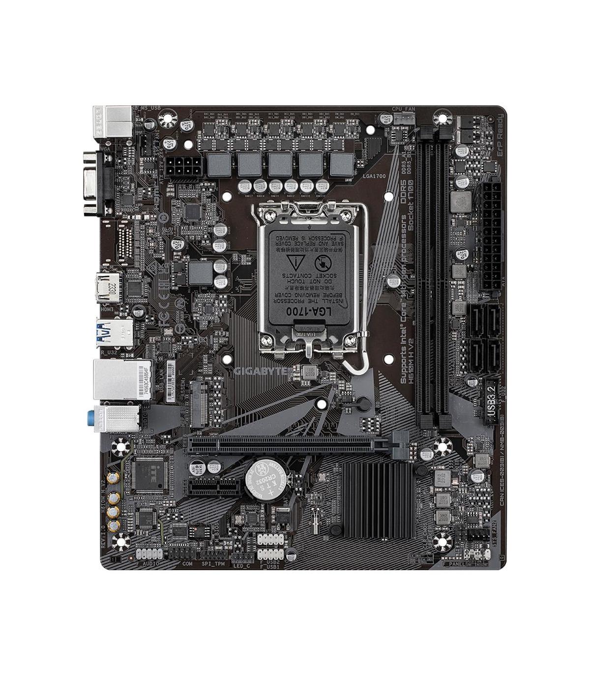 PLACA BASE GIGABYTE H610M H V2 1700 MATX 2XDDR4