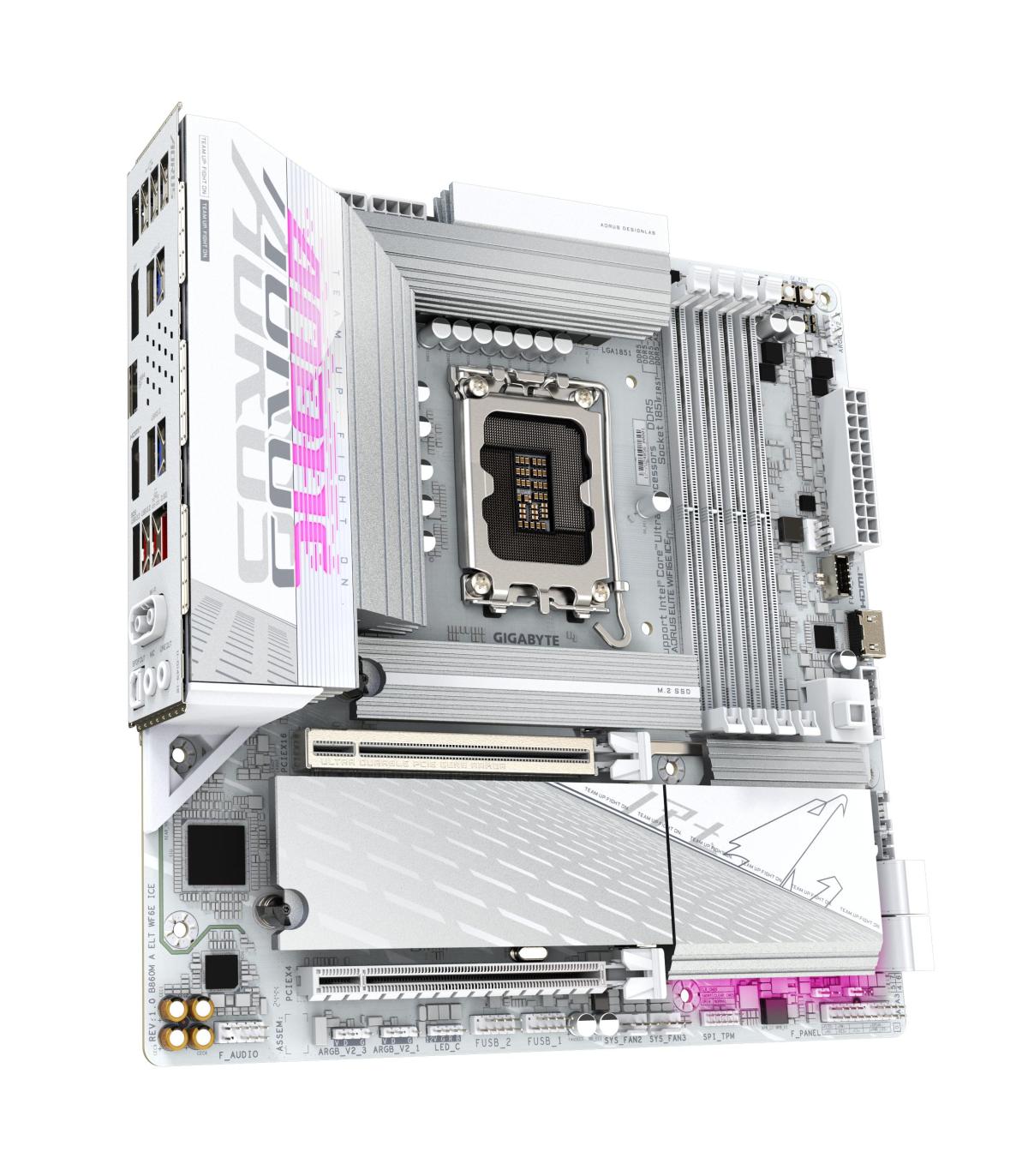 PLACA BASE GIGABYTE B860M A ELT WF6E ICE 1.0