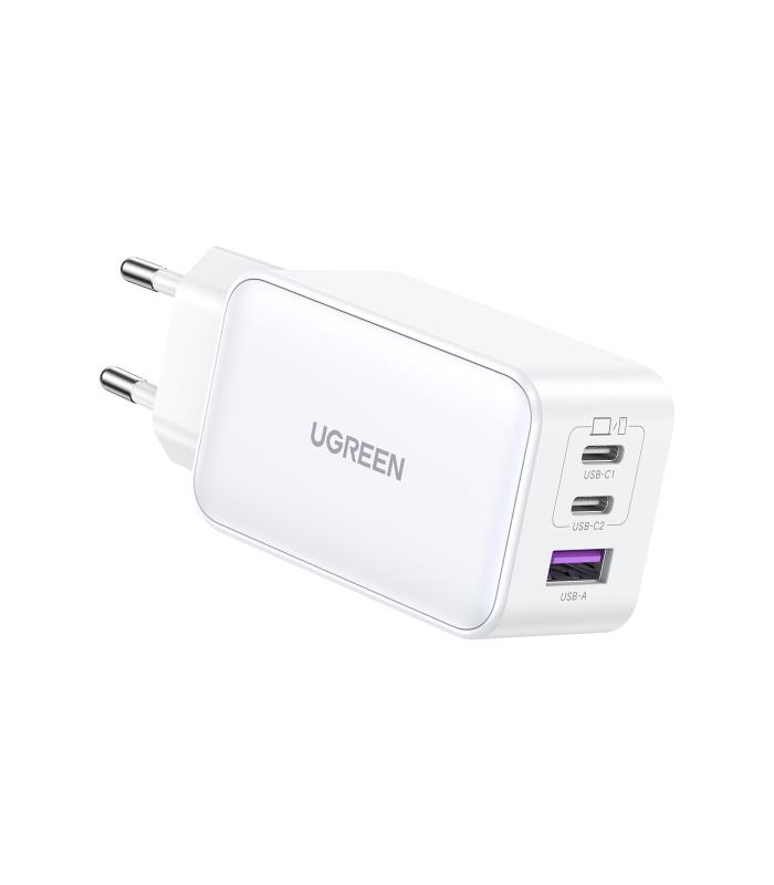 CARGADOR UGREEN NEXODE GAN 65W WHITE