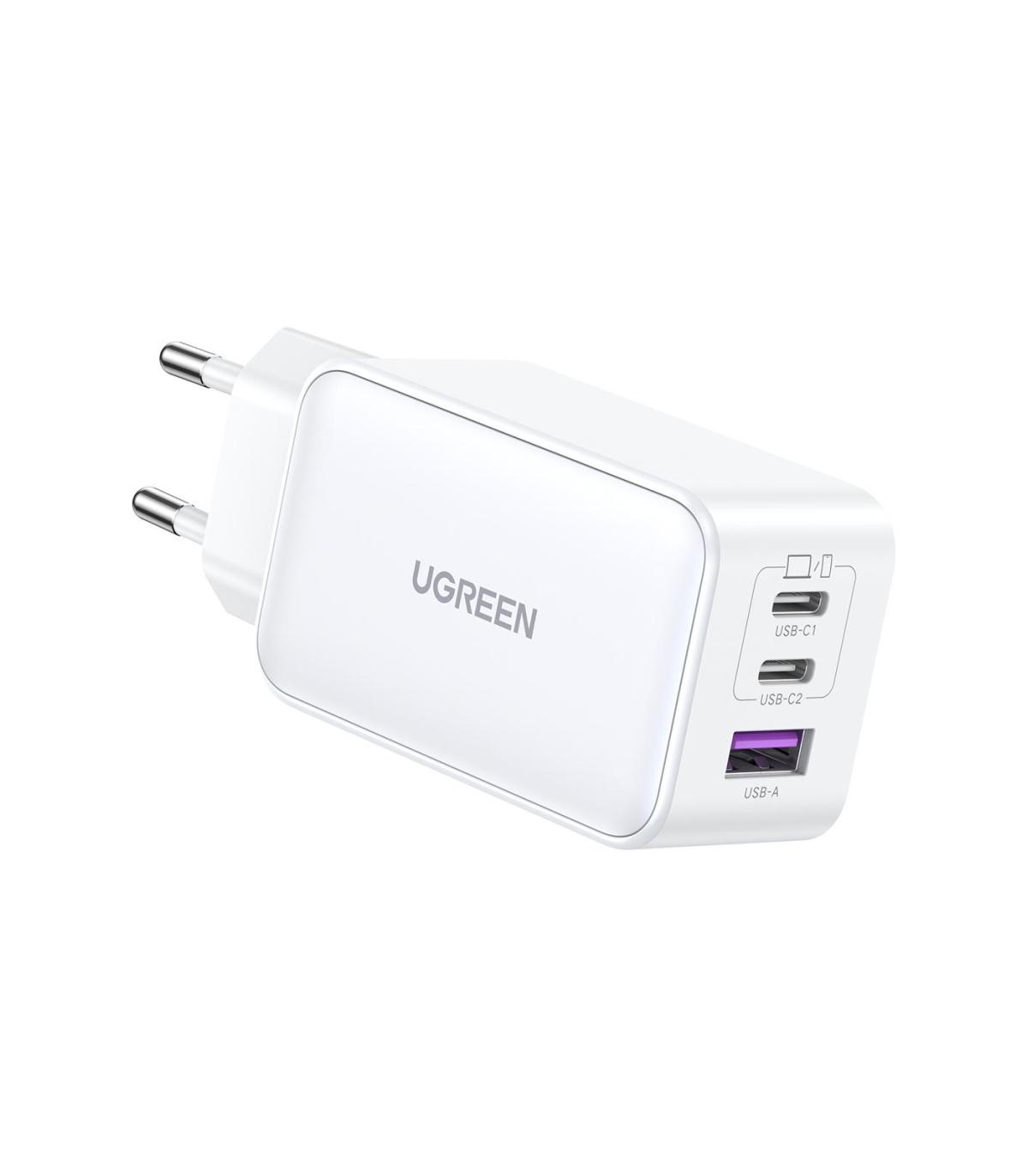 CARGADOR UGREEN NEXODE GAN 65W WHITE