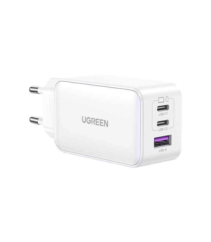 CARGADOR UGREEN NEXODE GAN 65W WHITE