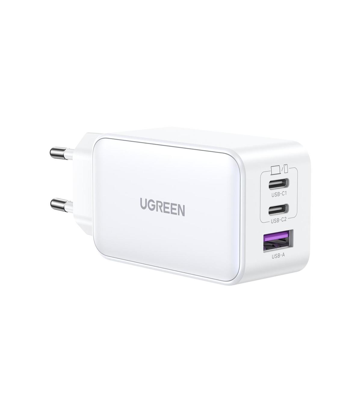 CARGADOR UGREEN NEXODE GAN 65W WHITE