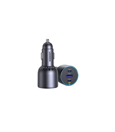 CARGADOR COCHE UGREEN 75W 2XUSB-C PD+USB-A