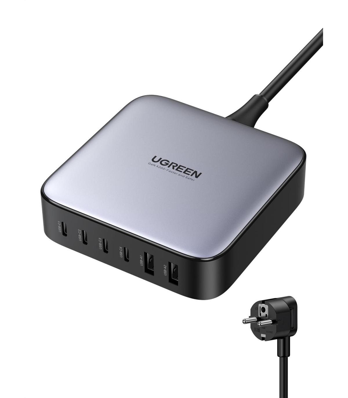 CARGADOR ESCRITORIO UGREEN 200W GaN