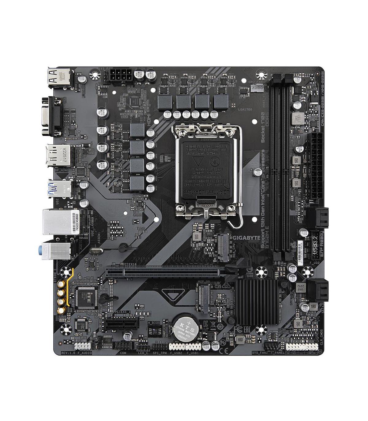 PB S1700 GIGABYTE B760M E 2DDR5 PCI4 LAN 2.5 4SATA3 M2 VGA HDMI DP MATX