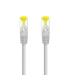 Nanocable Cable Red Latiguillo RJ45 LSZH CAT.6A SFTP AWG26, Gris, 25 Cm