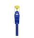 CABLE RED AISENS LATIGUILLO RJ45 LSZH CAT.7 SFTP PIMF 0.5M AZUL