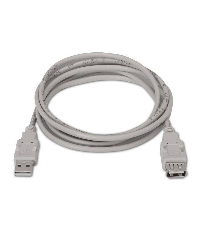 CABLE USB 2.0 AISENS TIPO A M-A H BEIGE 3.0M