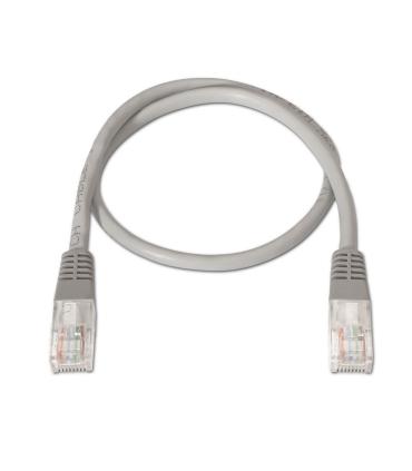 CABLE RED AISENS LATIGUILLO RJ45 CAT.5E UTP AWG24 GRIS 30CM