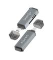 LECTOR TARJETAS AISENS SD MICRO SD MMC RS-MMC MMC MICRO USBC GRIS