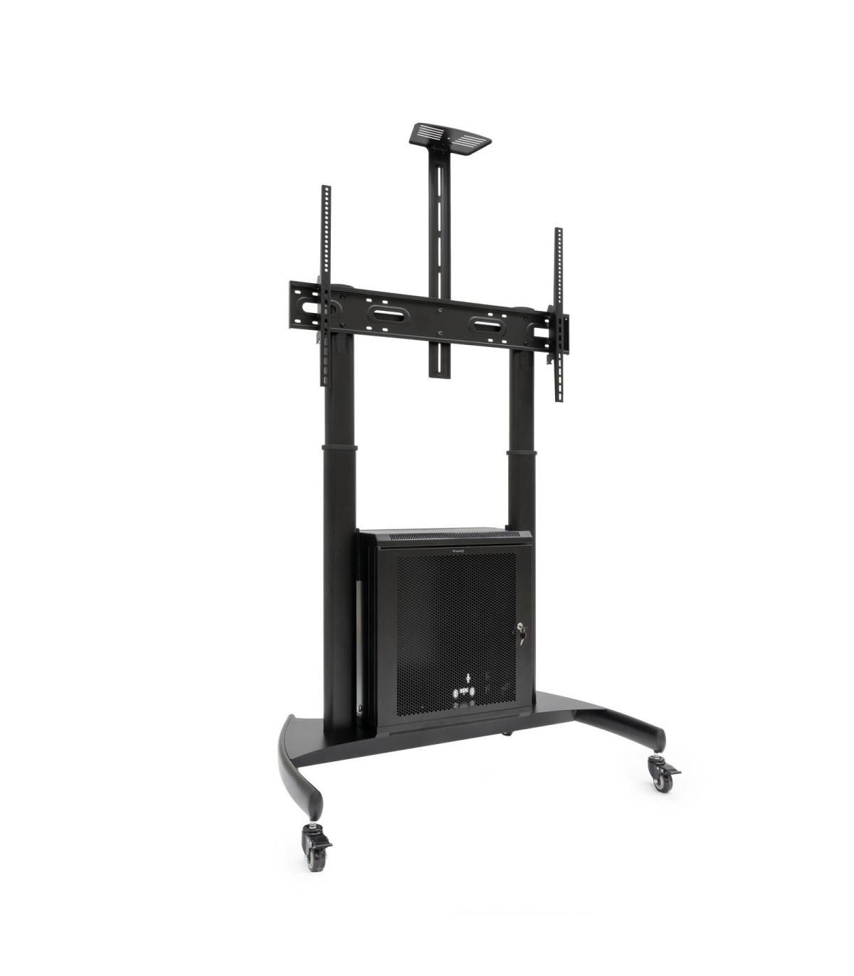 Soporte De Suelo Inclinable Con Ruedas TooQ Narnia FS20500M-B Para TV De 60-100'  Hasta 100kg