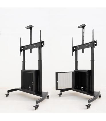 Soporte De Suelo Inclinable Con Ruedas TooQ Narnia FS20500M-B Para TV De 60-100'  Hasta 100kg