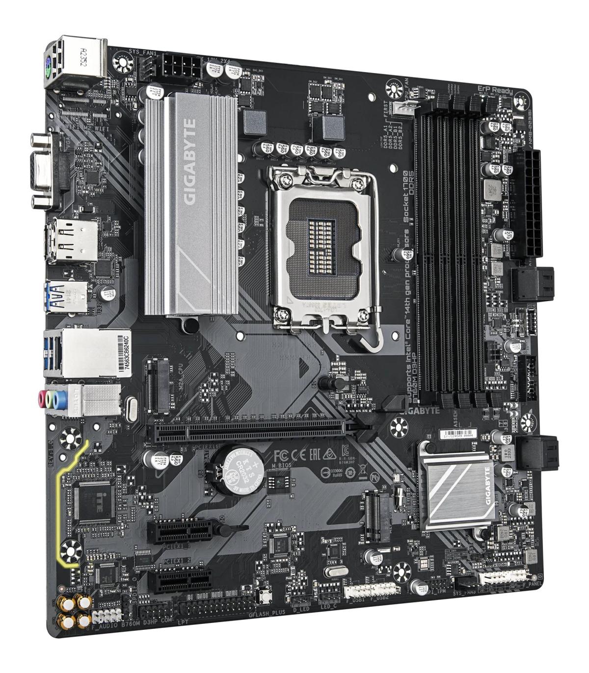 Placa Base Gigabyte B760M D3HP Socket 1700  DDR5  PCIe 4.0  Micro ATX