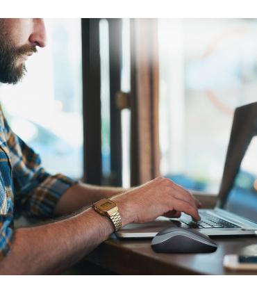 RATON LOGITECH M185 NEGRO GRIS RF INALAMBRICO PILAS