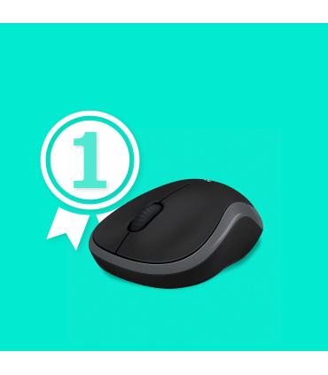 RATON LOGITECH M185 NEGRO GRIS RF INALAMBRICO PILAS