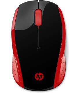 RATN INALMBRICO HP 200 COLOR ROJO IMPERIAL
