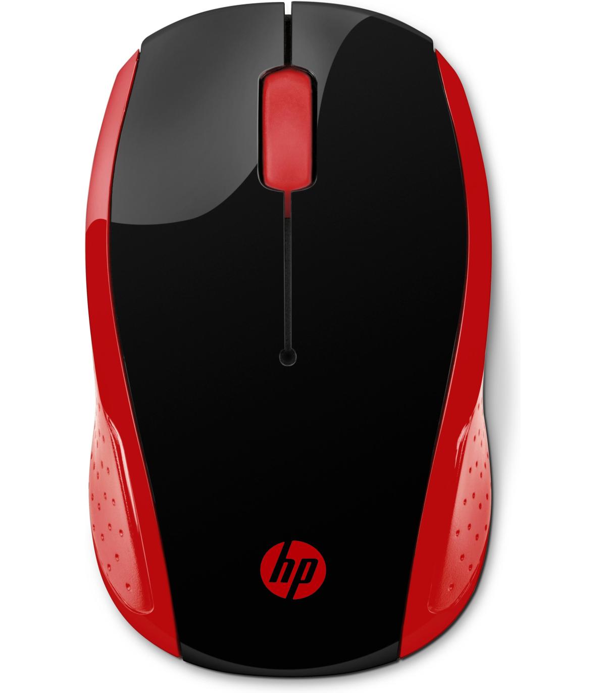 RATN INALMBRICO HP 200 COLOR ROJO IMPERIAL