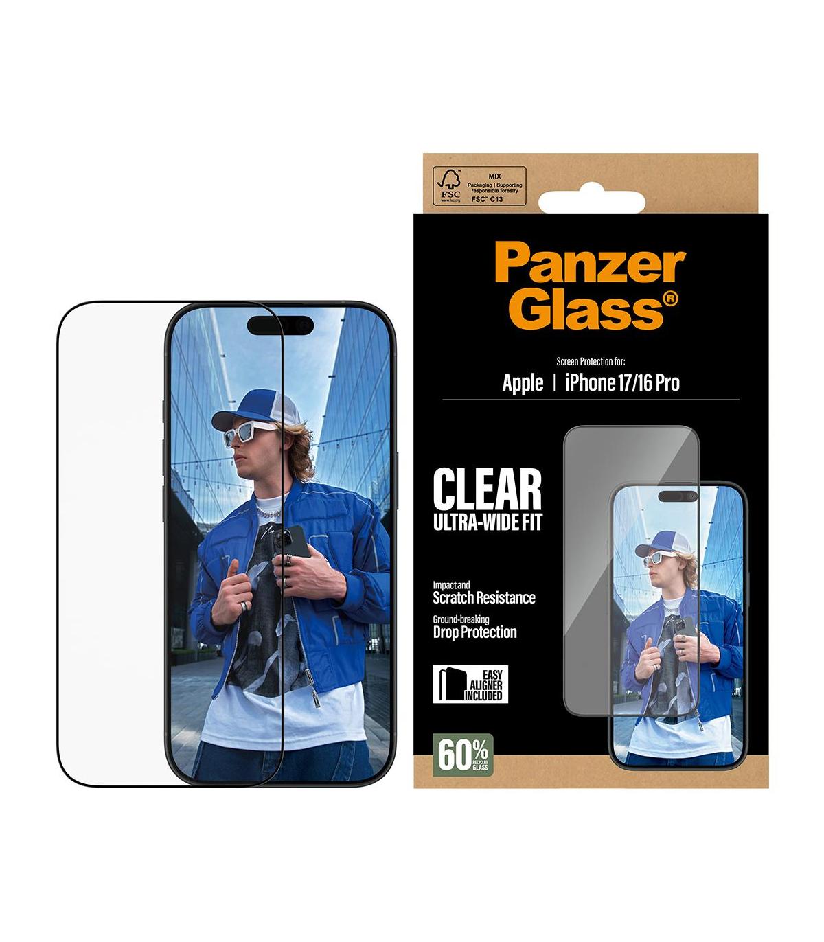 PanzerGlass Screen Protector IPhone 16Pro-17