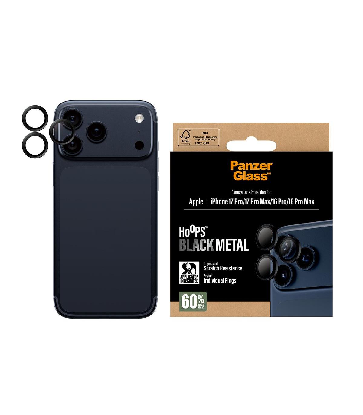 PanzerGlass Camera Protec. IPhone 16-17Pro Max Neg