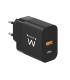 Ewent Cargador Rapido USB-A Y USB-C  GanFast 45W