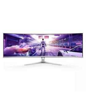 Monitor Gaming Ultrapanormico Curvo Philips Evnia 8000 49M2C8900L 49'  Dual QHD  0.03ms  144Hz  OLED  Multimedia  Blanco