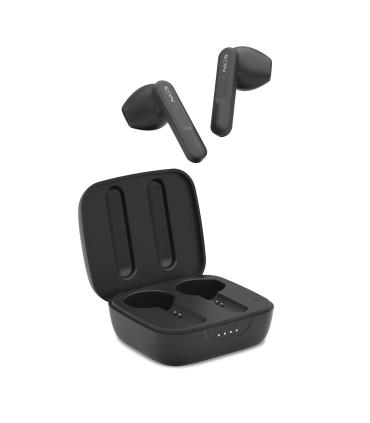 Auriculares Bluetooth NGS Rtica Move Con Estuche De Carga  Autonoma 7h  Negros