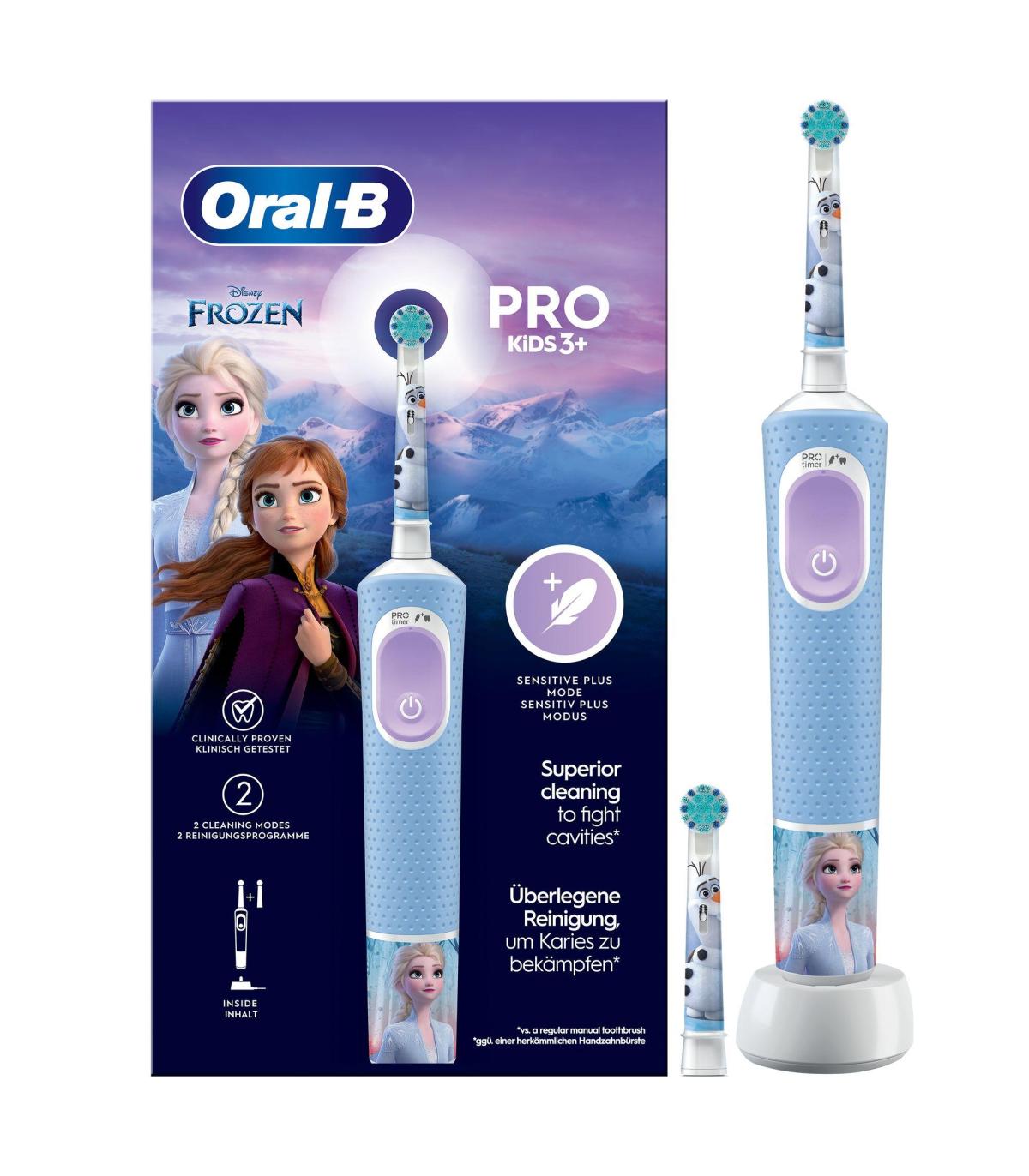 Cepillo Dental Oral-B Pro Kids 3 Frozen  Incluye 1 Recambio