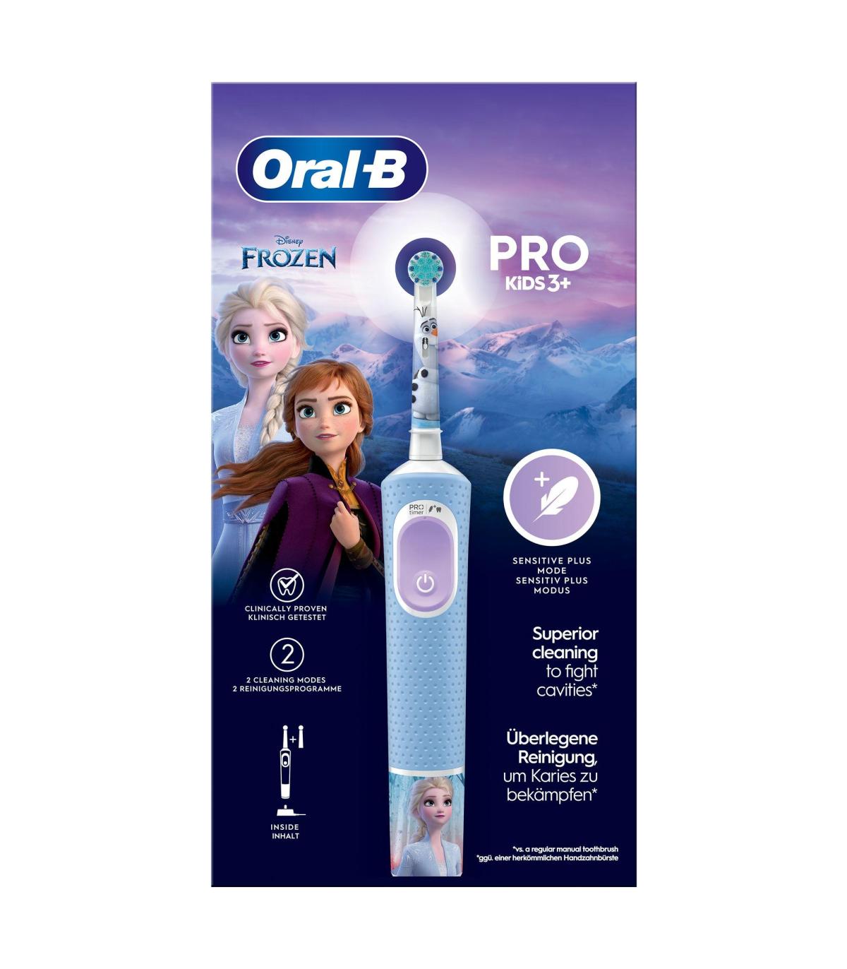 Cepillo Dental Oral-B Pro Kids 3 Frozen  Incluye 1 Recambio