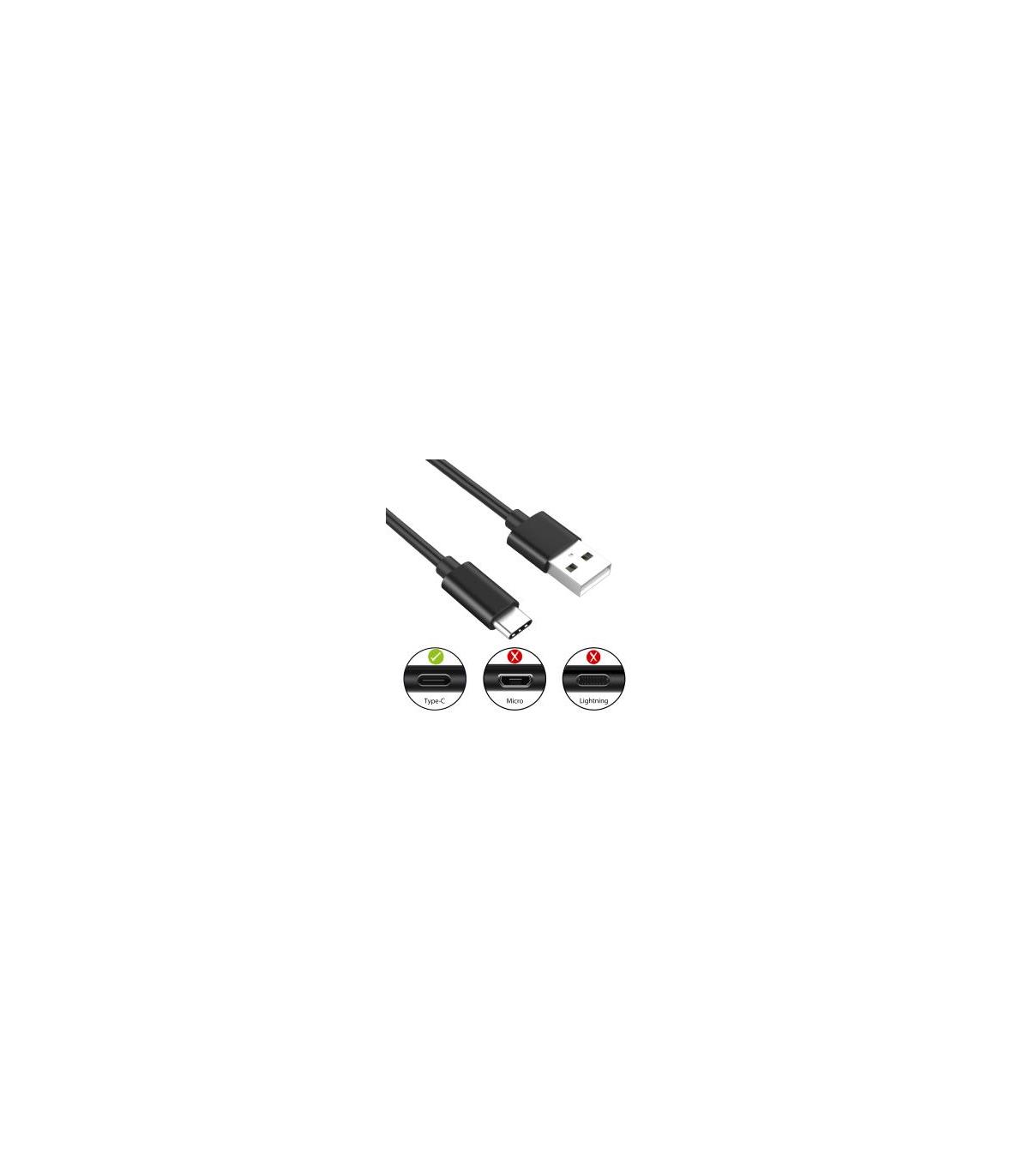 CABLE USB 2.0 EWENT TIPO-C TIPO C A A M M AWG30 3A 480MBPS 1 M