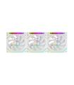 Pack 3 Ventiladores Invertidos Mars Gaming MF-LINKFINITYKIT2R  12cm  ARGB  Blancos