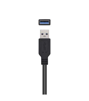 Cable Alargador USB 3.0 Con Amplificador Aisens A105-0525  USB Macho - USB Hembra  Hasta 9W  625Mbps  5m  Negro