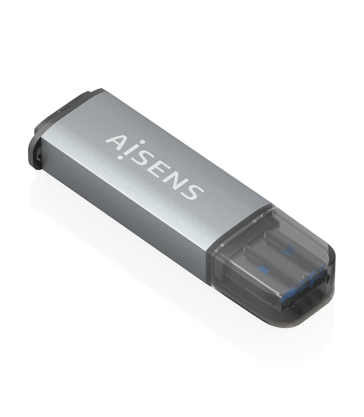 Lector De Tarjetas Externo Aisens ASCR-2A09-GR  USB 3.1