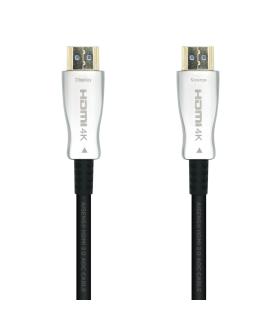 Cable HDMI 2.0 AOC 4K Aisens A148-0377  HDMI Macho - HDMI Macho  15m  Negro