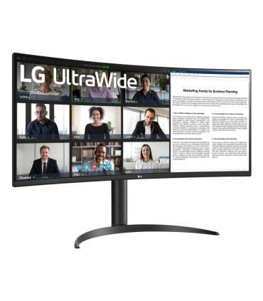 MONITOR LG 34WR55QK-B 34" LED UWQHD 5MS CURVO NEGRO HDMI X2 USB-C REGULABLE VESA