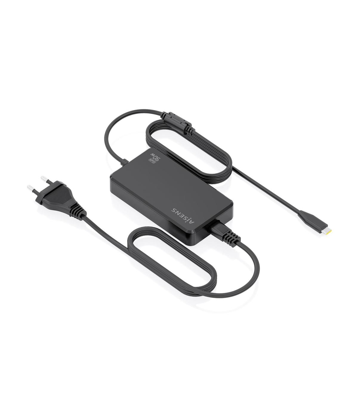 CARGADOR AISENS SOBREMESA GAN 90W PD3.0 1XUSB-C 1.8M NEGRO
